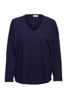 Replay Long-Sleeved T-Shirt Marinblå