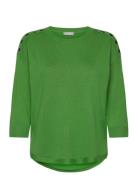 Zubasic 114 Pullover Tops Knitwear Jumpers Green Fransa