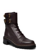 Mallory Ankle Boot Shoes Boots Ankle Boots Laced Boots Brown See By Ch...