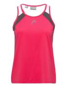 Club 22 Tank Top Women Sport T-shirts & Tops Sleeveless Pink Head
