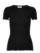 Rosemunde Rwbernadine Ss Regular O-Neck T-Shi Svart