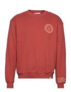 Donovan Sweatshirt Tops Sweat-shirts & Hoodies Sweat-shirts Red Les De...