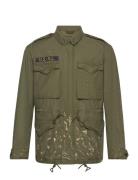 Paint-Splatter Twill Field Jacket Tunn Jacka Khaki Green Polo Ralph La...