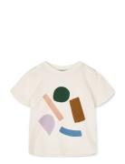 Apia Printed T-Shirt Ss Tops T-shirts Short-sleeved White Liewood