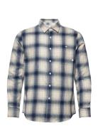 Gregory Ls Check Tops Shirts Casual Multi/patterned Farah