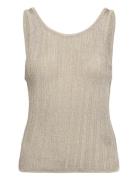 Zak Top Tops T-shirts & Tops Sleeveless Beige Ba&sh