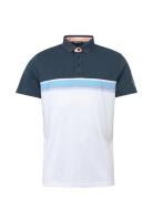 Mens Marco Drycool Polo Sport Polos Short-sleeved Blue Abacus