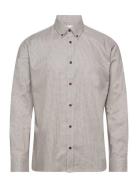 Slhregdean-Sirius Shirt Ls B Tops Shirts Casual Beige Selected Homme