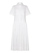 Bay White Midi Dress Knälång Klänning White ALOHAS