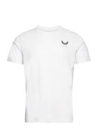 Performance Ss Tee Tops T-shirts Short-sleeved White Castore