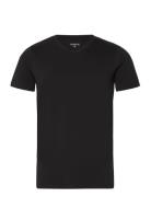 NORVIG Men's V-Neck Tee, Cotton/Stretch Svart