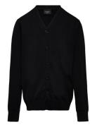 The New Knit Cardigan Him Noos Tops Knitwear Cardigans Black The New