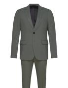 Linobbcarlaxel Suit Kostym Green Bruuns Bazaar