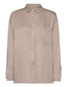 Kirton Silver Shirt Tops Shirts Long-sleeved Beige ALOHAS