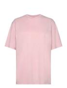 Over D T-Shirt Tops T-shirts & Tops Short-sleeved Pink ROTATE Birger C...
