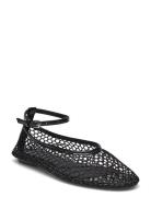 Ballet Flats With Mesh Bracelet Ballerinaskor Ballerinas Black Mango