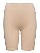 Lucia Long Shorts Lingerie Panties High Waisted Panties Cream Missya