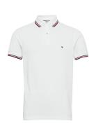 Tommy Hilfiger Core Tommy Tipped Slim Polo Vit