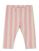 Lindex Leggings Verticalstripe Brushe Rosa