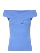 Abelena Top Designers T-shirts & Tops Short-sleeved Blue Andiata
