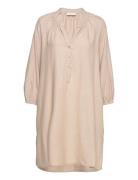 Fqlava-Dr-Kaftan-S Kort Klänning Beige FREE/QUENT