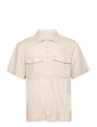 ONLY & SONS Onskari Ss Shirt Visc Lin 0075 Cs Kräm