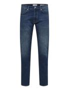 Slh172-Slimtape Toby 3302 M.b Jns Noos Bottoms Jeans Slim Blue Selecte...