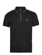 Paule 2 Sport Polos Short-sleeved Black BOSS