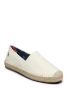 Cevio Washed Canvas Espadrille Espadriller Skor Cream Polo Ralph Laure...