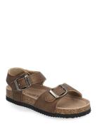 Color Kids Sandals Velcro Straps Brun