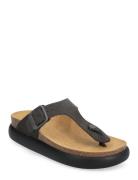 Sl Anais Chunky Suede Platta Sandaler Grey Scholl