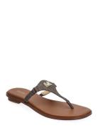 Jillian Thong Platta Sandaler Brown Michael Kors