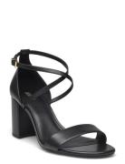 Sophie Flex Mid Sandal Med Klack Black Michael Kors