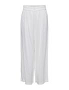 Onltokyo Hw Linen Blend Pant Pnt Noos Bottoms Trousers Wide Leg White ...