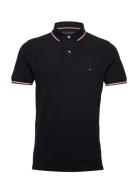 Tommy Hilfiger Core Tommy Tipped Slim Polo Svart