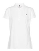 Heritage Short Sleeve Slim Polo Sport T-shirts & Tops Polos White Tomm...