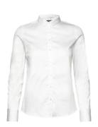 Mmtilda Shirt Tops Shirts Long-sleeved White MOS MOSH