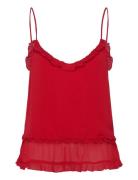 Rwmakati Sl Top Tops T-shirts & Tops Sleeveless Red Rosemunde