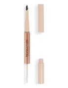 Revolution Fluffy Brow Filter Duo Granite Ögonbrynspenna Smink Black M...