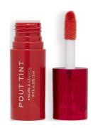 Revolution Pout Tint Sweetie  Läppglans Smink Red Makeup Revolution