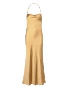 Carlen Maxi Dress Maxiklänning Festklänning Gold Bardot