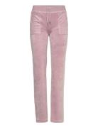 Del Ray Pocket Pant Bottoms Trousers Joggers Pink Juicy Couture
