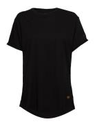 Lash Fem Loose R T S\S Wmn Tops T-shirts & Tops Short-sleeved Black G-...