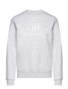 Reg Tonal Shield C-Neck Sweat Tops Sweat-shirts & Hoodies Sweat-shirts...