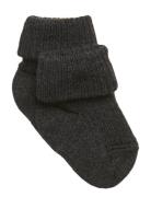 Wool Rib Baby Socks Socks & Tights Baby Socks Grey Mp Denmark