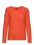 Onlgeena Xo L/S Pullover Knt Noos Tops Knitwear Jumpers Orange ONLY