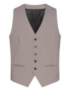 Mens Waistcoat For Suit Kostymväst Beige Lindbergh