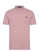 The Fred Perry Shirt Tops Polos Short-sleeved Pink Fred Perry