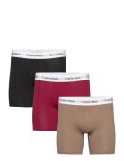 Boxer Brief 3Pk Boxerkalsonger Black Calvin Klein