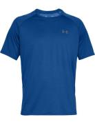Ua Tech 2.0 Ss Tee Sport T-shirts Short-sleeved Blue Under Armour